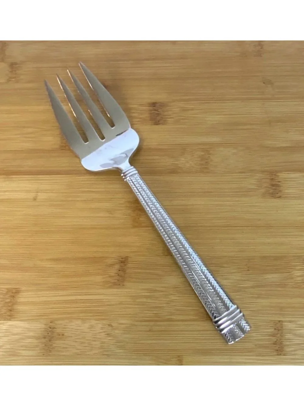 Ralph Lauren Wainwright Stainless Steel Meat Serving Fork 1991 Made in Japan